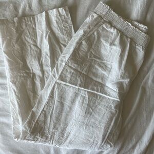 PRINCESS POLLY WHITE LININ PANTS | SIZE 12